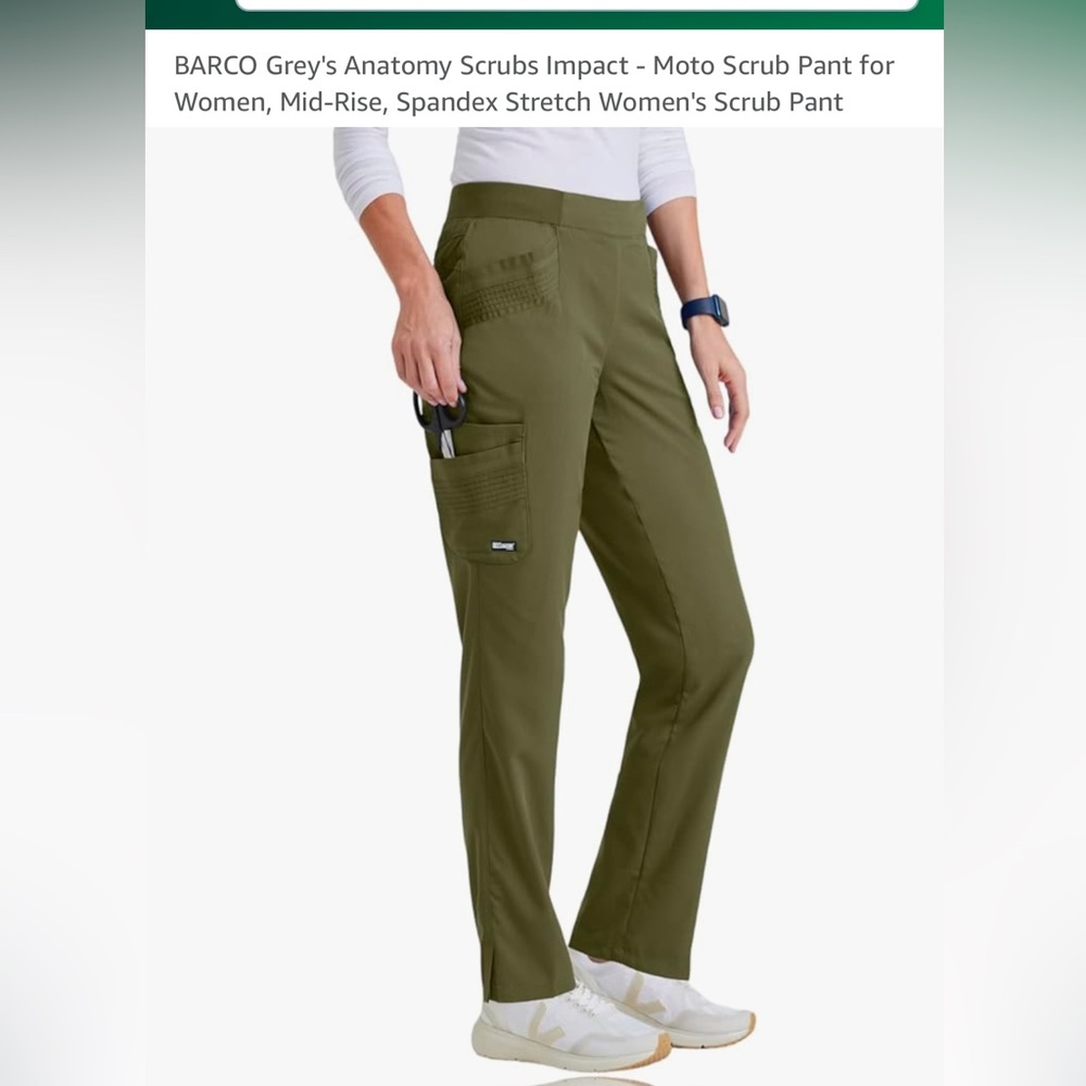Greys anatomy Barco moto scrub pants XXL